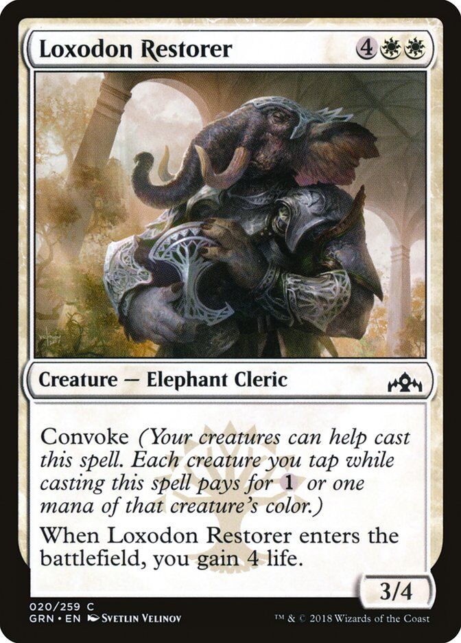 Guilds of Ravnica #20 Loxodon Restorer