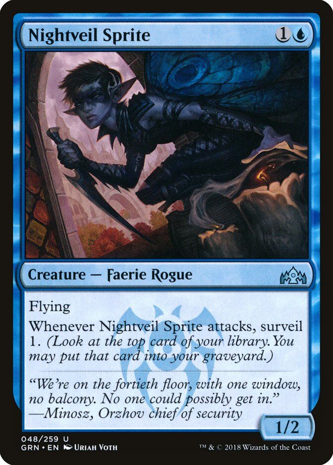 Guilds of Ravnica #48 Nightveil Sprite