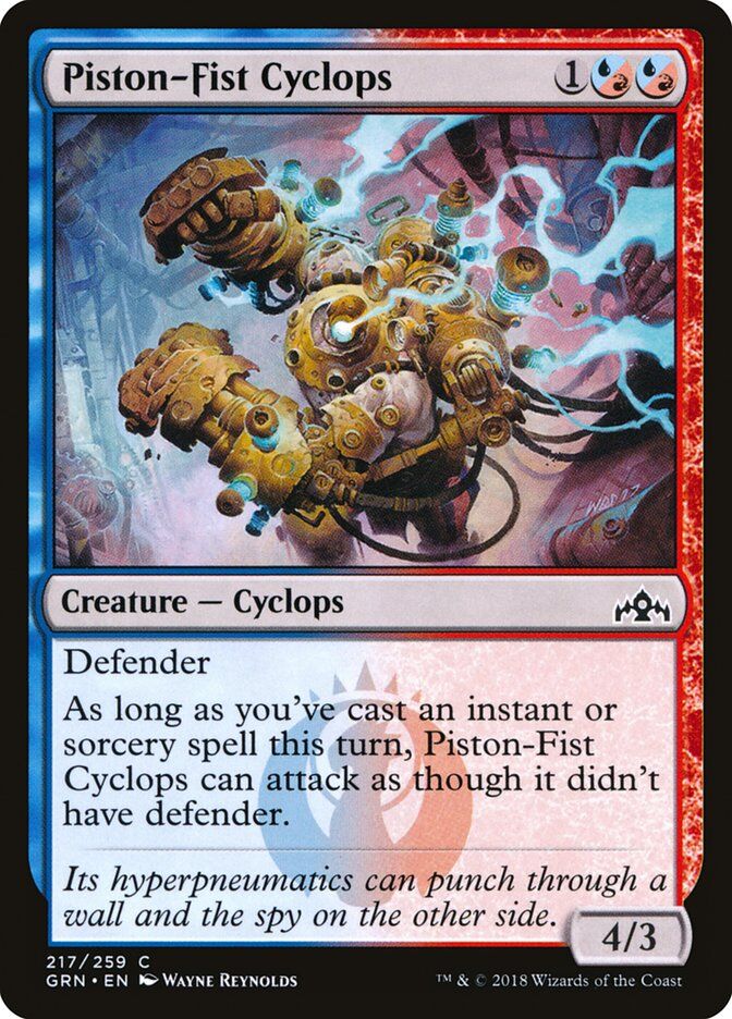 Guilds of Ravnica #217 Piston-Fist Cyclops