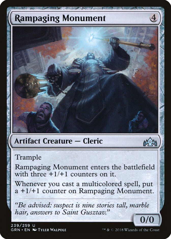 Guilds of Ravnica #239 Rampaging Monument