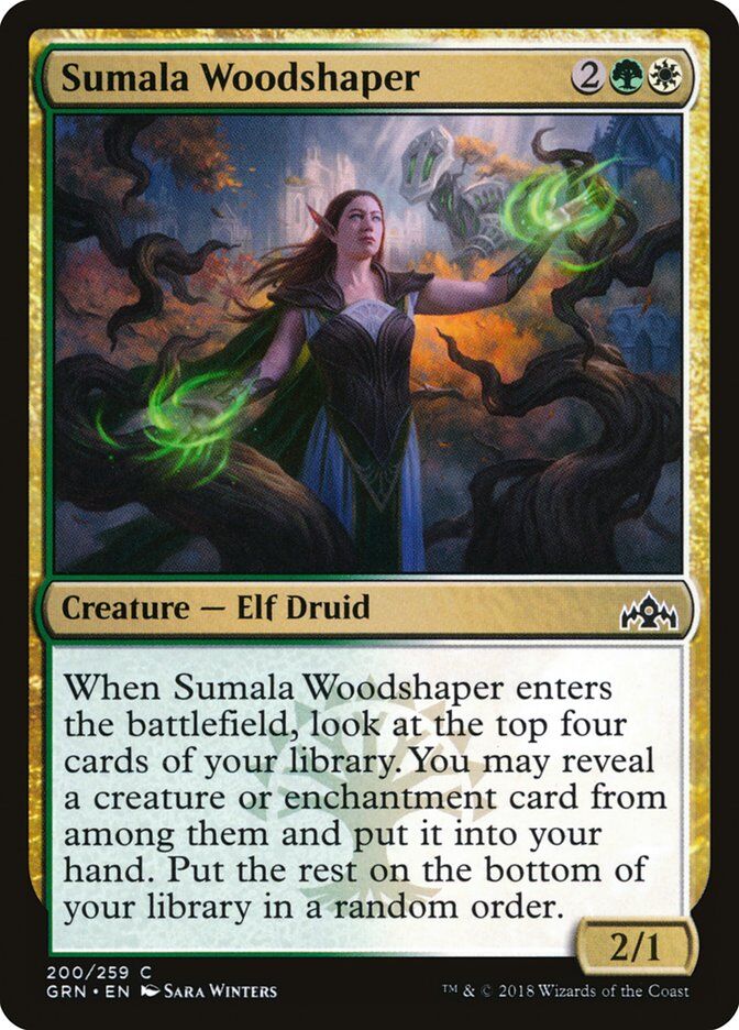 Guilds of Ravnica #200 Sumala Woodshaper