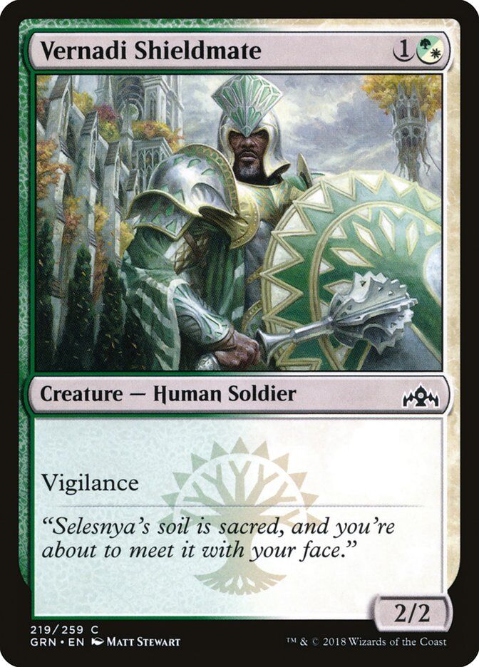 Guilds of Ravnica #219 Vernadi Shieldmate