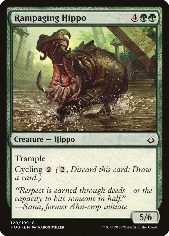 Hour of Devastation #128 Rampaging Hippo
