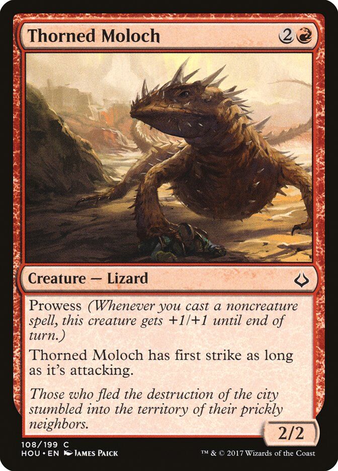 Hour of Devastation #108 Thorned Moloch