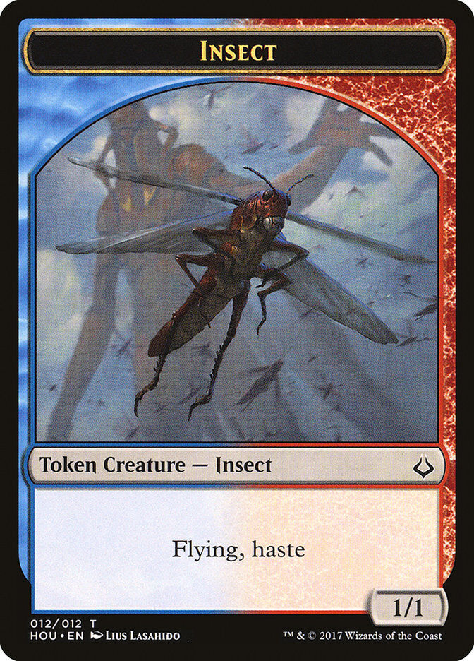 Hour of Devastation #12 // 20 Insect // Zombie Double-Sided Token