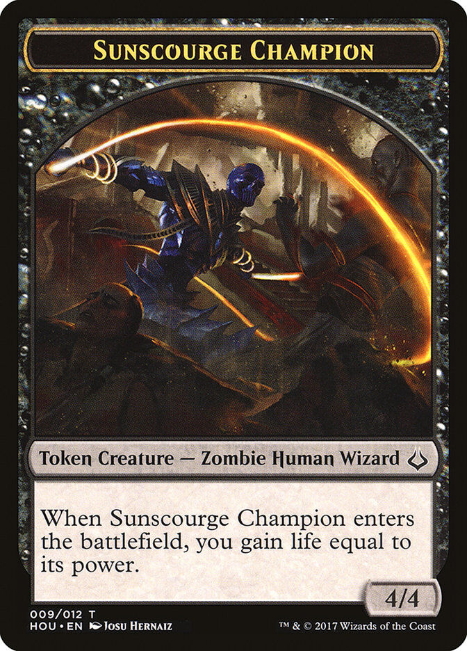 Hour of Devastation #9 Sunscourge Champion Token