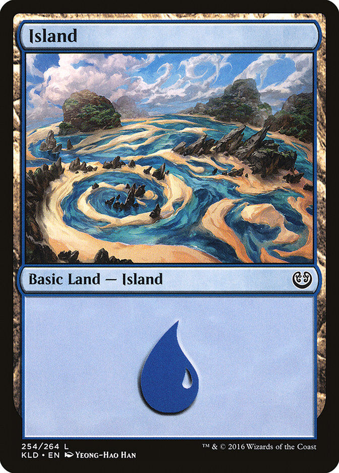 Kaladesh #254 Island (254)