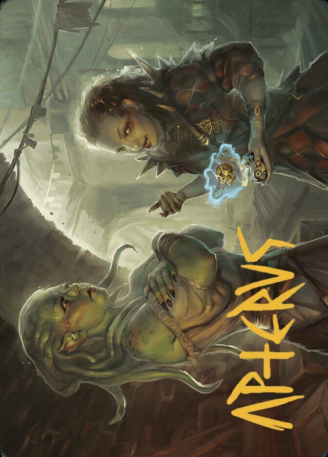 Art Series: Murders at Karlov Manor #7 Extract a Confession Art Card (Gold-Stamped Signature)