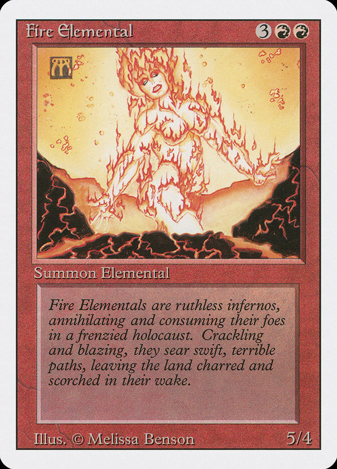 Revised Edition Fire Elemental