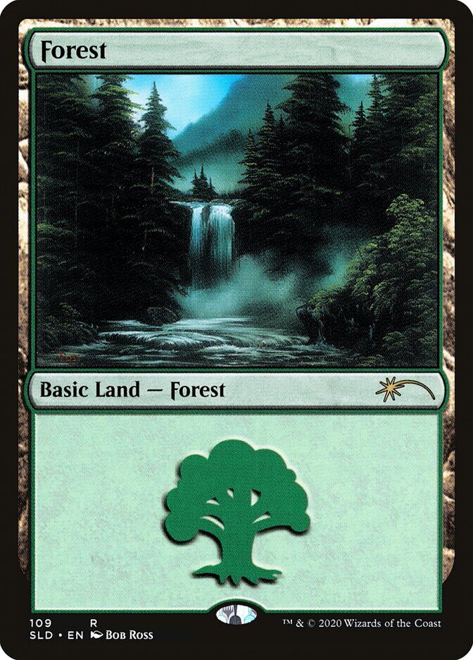 Secret Lair Drop Series #109 Forest (109) (Bob Ross)