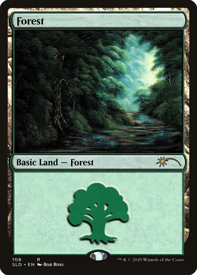 Secret Lair Drop Series #108 Forest (108) (Bob Ross)