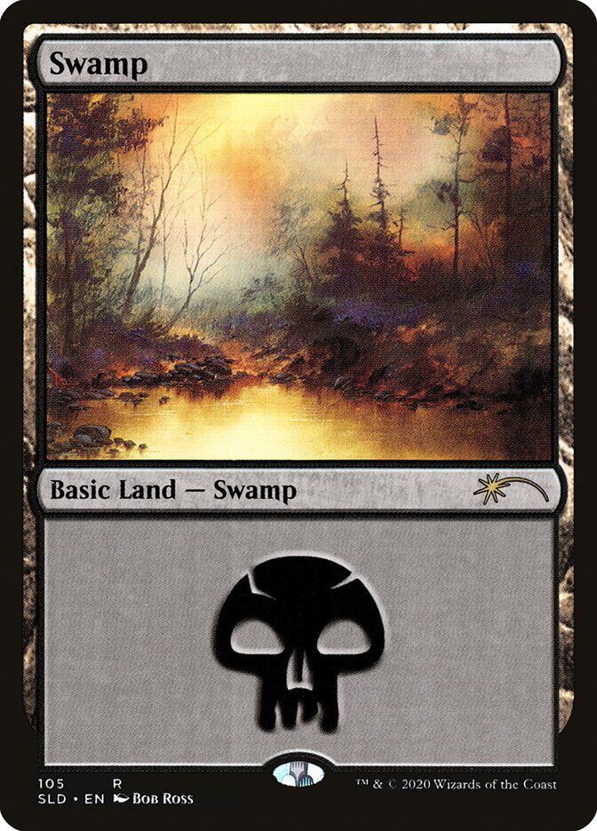 Secret Lair Drop Series #105 Swamp (105) (Bob Ross)