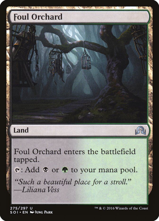 Shadows over Innistrad #275 Foul Orchard