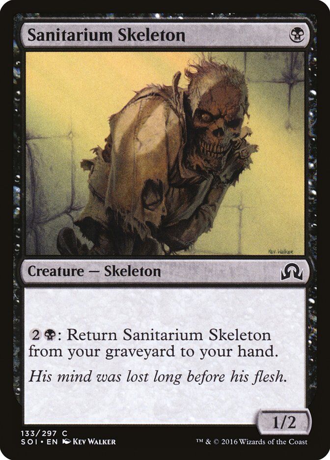 Shadows over Innistrad #133 Sanitarium Skeleton