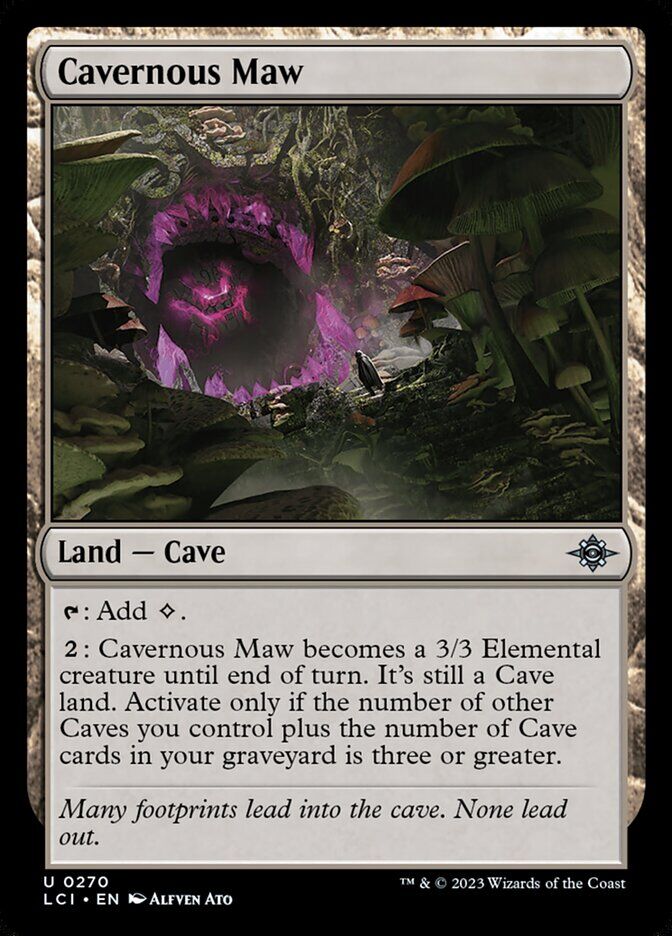 The Lost Caverns of Ixalan #270 Cavernous Maw