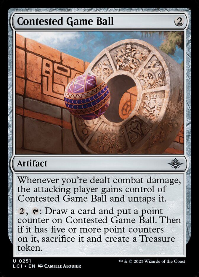The Lost Caverns of Ixalan #251 Contested Game Ball