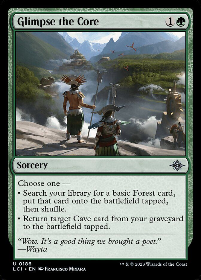 The Lost Caverns of Ixalan #186 Glimpse the Core