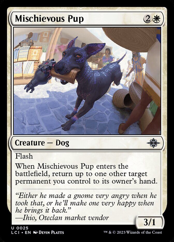 The Lost Caverns of Ixalan #25 Mischievous Pup