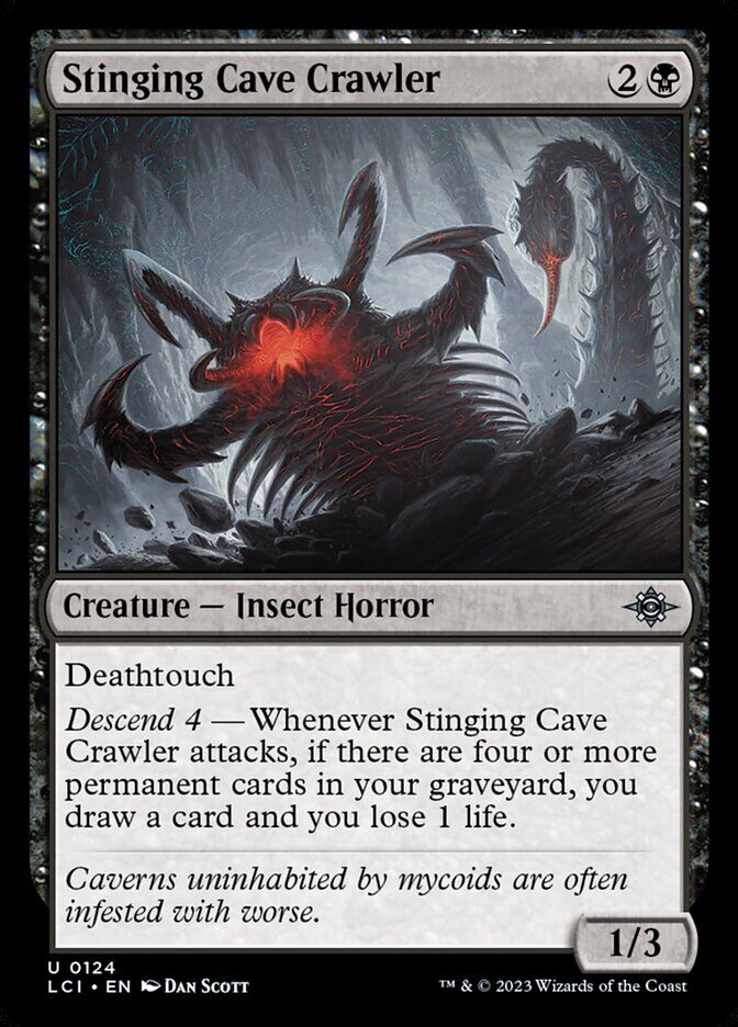 The Lost Caverns of Ixalan #124 Stinging Cave Crawler
