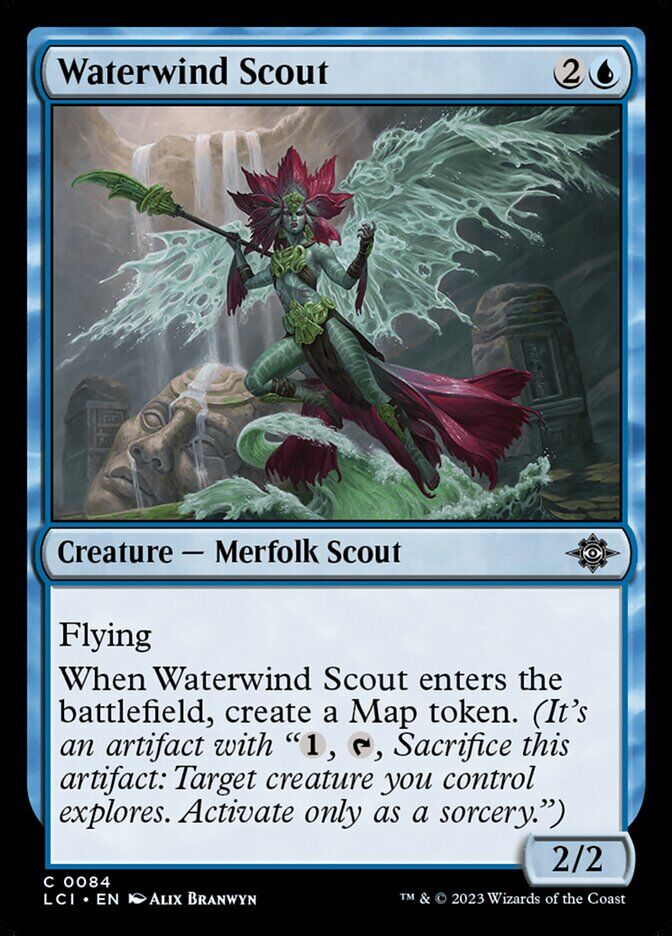 The Lost Caverns of Ixalan #84 Waterwind Scout