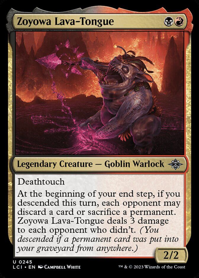 The Lost Caverns of Ixalan #245 Zoyowa Lava-Tongue