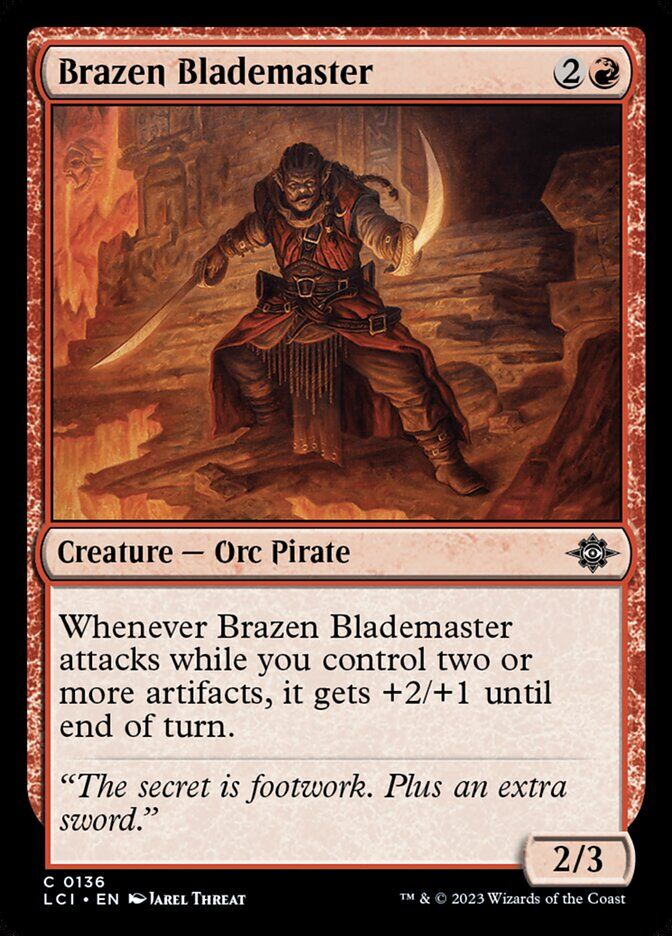 The Lost Caverns of Ixalan #136 Brazen Blademaster