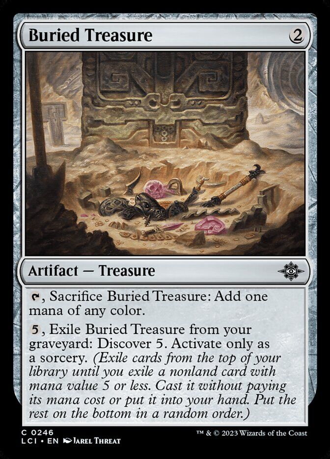 The Lost Caverns of Ixalan #246 Buried Treasure