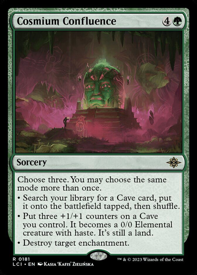 The Lost Caverns of Ixalan #379 Cosmium Confluence (Extended Art)