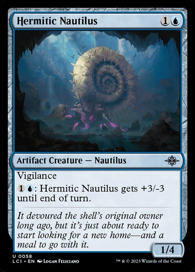 The Lost Caverns of Ixalan #58 Hermitic Nautilus