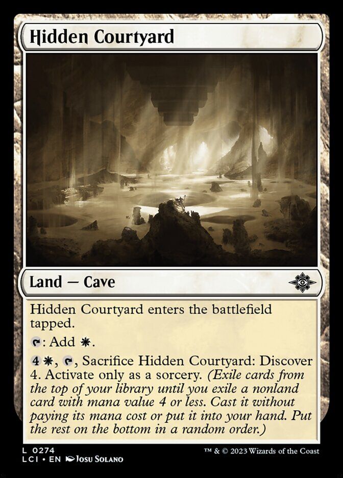 The Lost Caverns of Ixalan #274 Hidden Courtyard