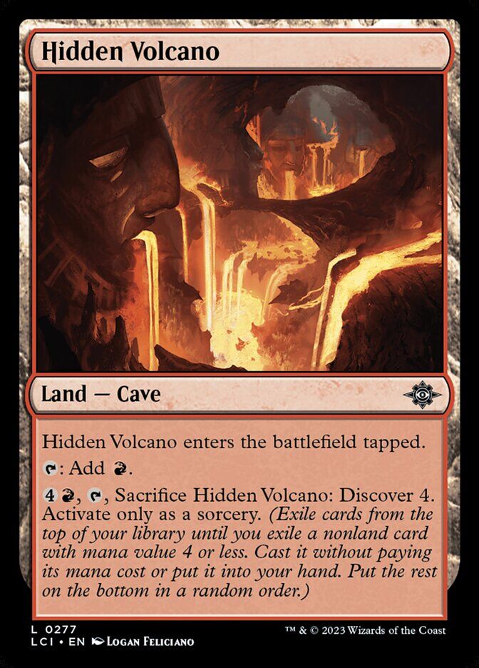 The Lost Caverns of Ixalan #277 Hidden Volcano