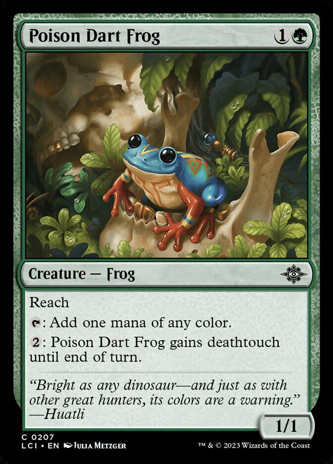 The Lost Caverns of Ixalan #207 Poison Dart Frog