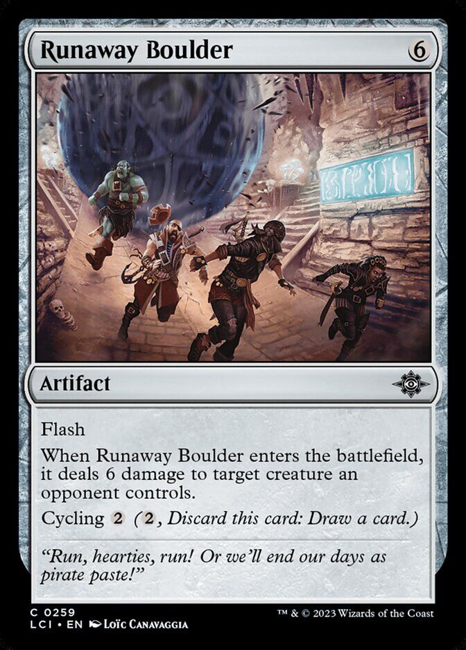 The Lost Caverns of Ixalan #259 Runaway Boulder