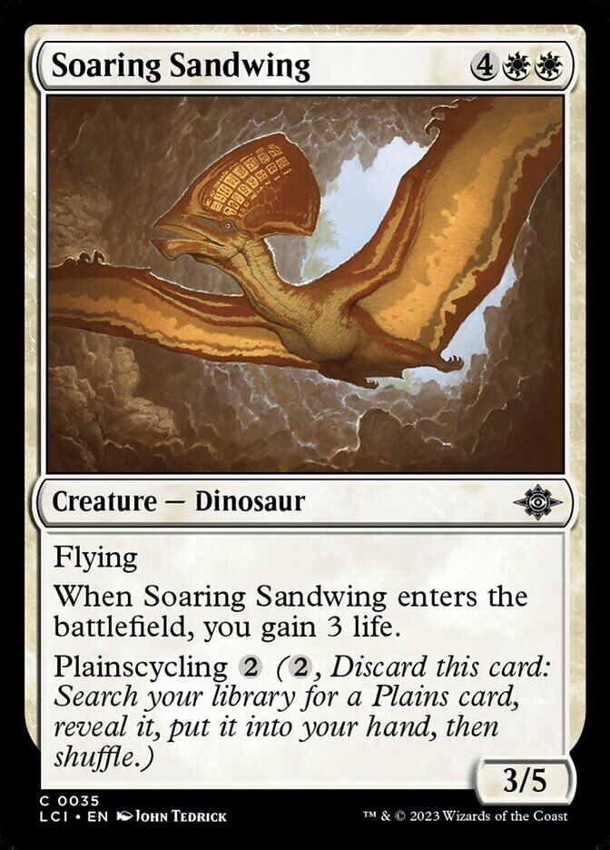 The Lost Caverns of Ixalan #35 Soaring Sandwing
