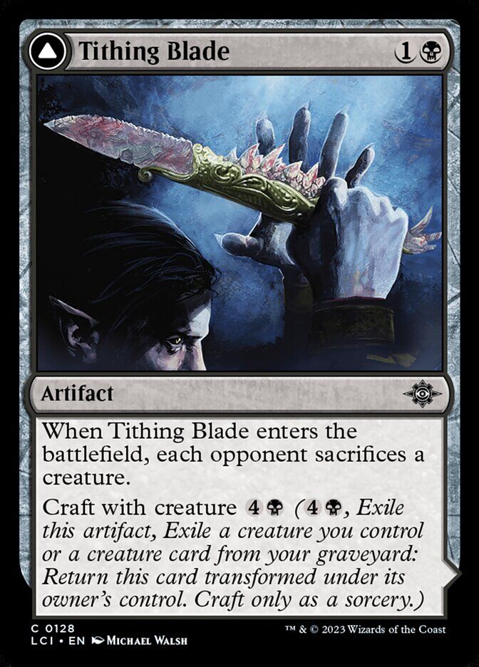 The Lost Caverns of Ixalan #128 Tithing Blade
