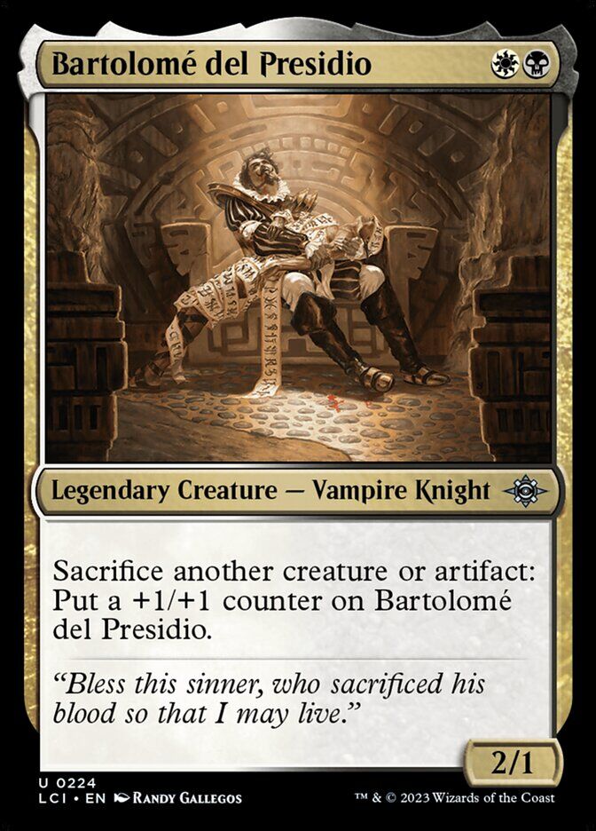 The Lost Caverns of Ixalan #224 Bartolome del Presidio