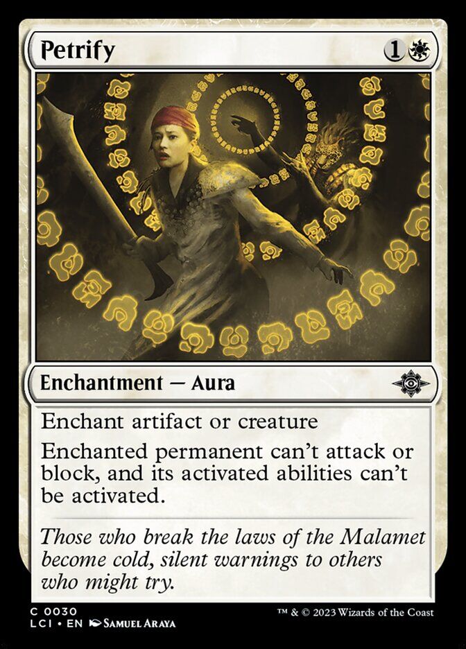 The Lost Caverns of Ixalan #30 Petrify