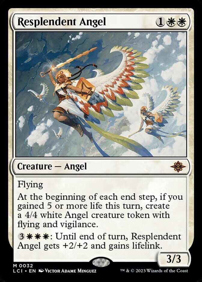 The Lost Caverns of Ixalan #32 Resplendent Angel
