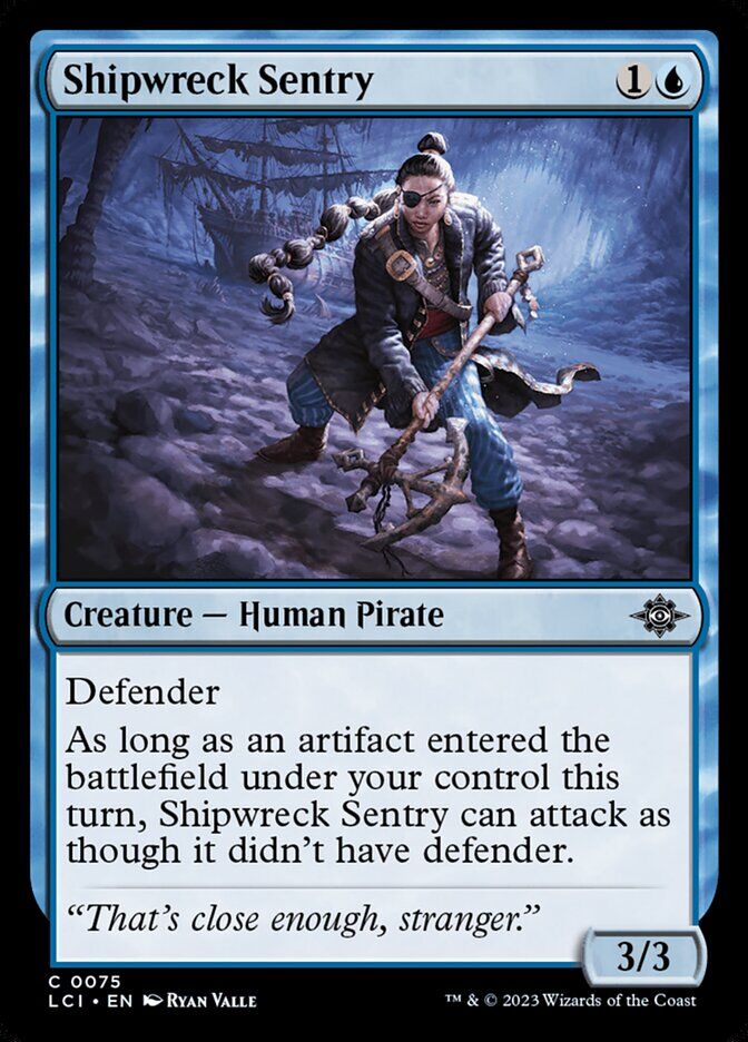 The Lost Caverns of Ixalan #75 Shipwreck Sentry