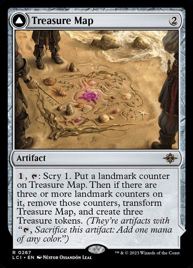 The Lost Caverns of Ixalan #267 Treasure Map