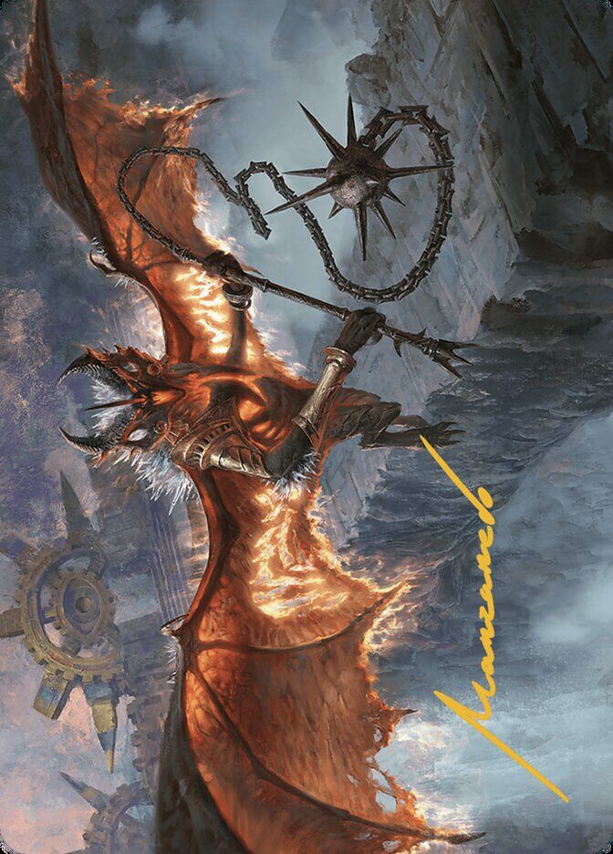 Art Series: The Lost Caverns of Ixalan #15 Bloodletter of Aclazotz Art Card (15/81) (Gold-Stamped Signature)
