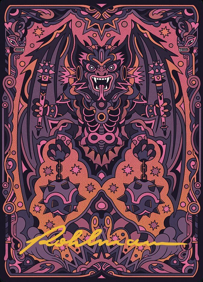 Art Series: The Lost Caverns of Ixalan #61 Bloodletter of Aclazotz Art Card (61/81) (Gold-Stamped Signature)