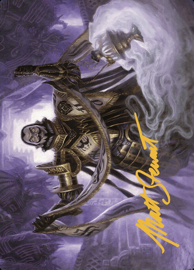 Art Series: The Lost Caverns of Ixalan #70 Clavileno, First of the Blessed Art Card (70/81) (Gold-Stamped Signature)