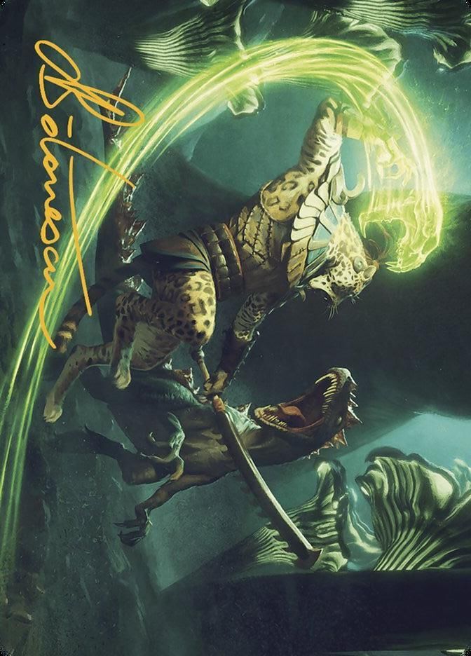 Art Series: The Lost Caverns of Ixalan #72 Contest of Claws Art Card (Gold-Stamped Signature)