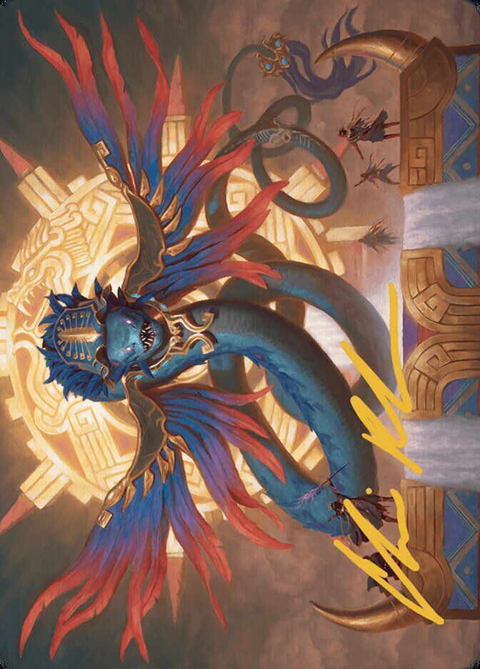 Art Series: The Lost Caverns of Ixalan #13 Ojer Pakpatiq, Deepest Epoch Art Card (13/81) (Gold-Stamped Signature)
