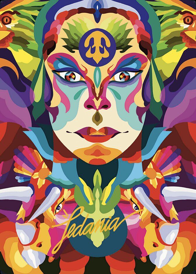 Art Series: The Lost Caverns of Ixalan #63 Roar of the Fifth People Art Card (Gold-Stamped Signature)