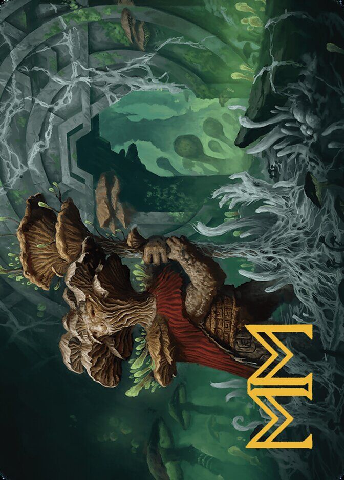 Art Series: The Lost Caverns of Ixalan #31 Tendril of the Mycotyrant Art Card (Gold-Stamped Signature)