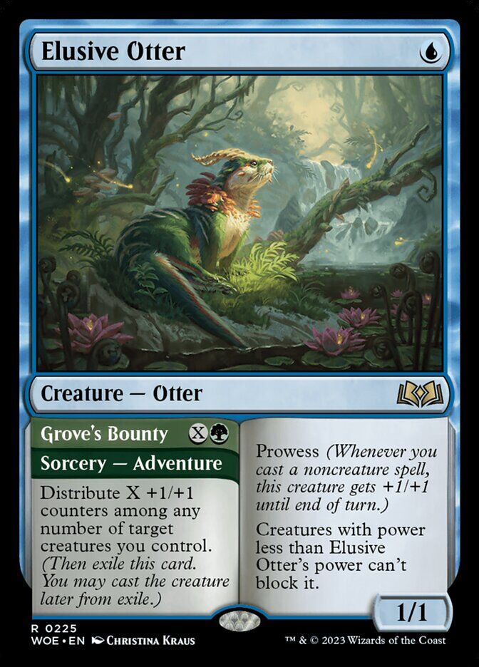 Wilds of Eldraine #225 Elusive Otter