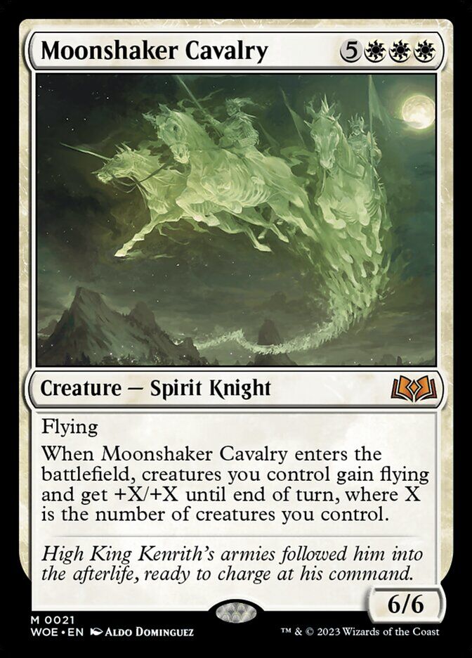 Wilds of Eldraine #21 Moonshaker Cavalry