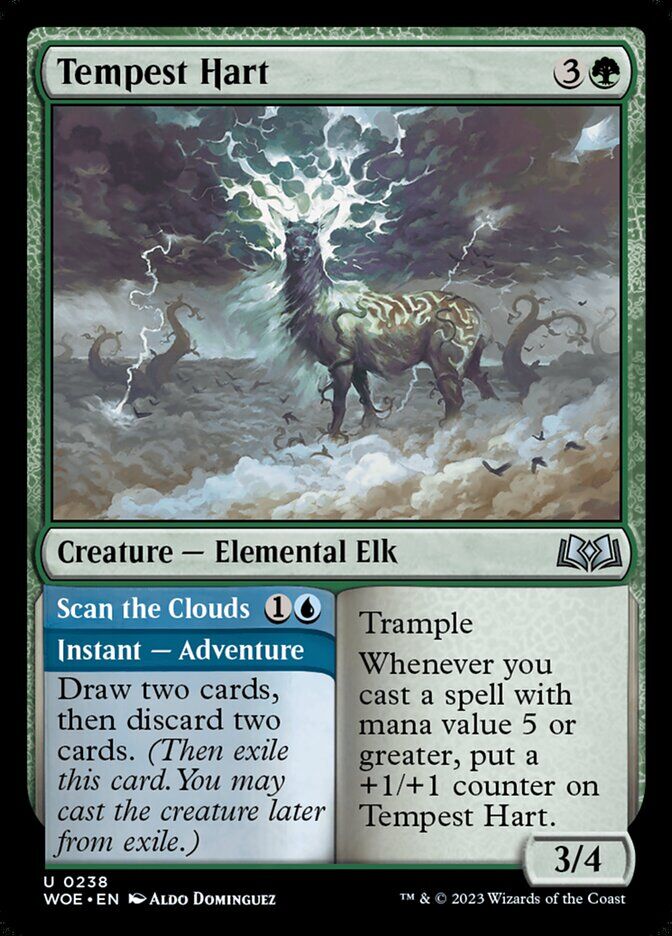 Wilds of Eldraine #238 Tempest Hart